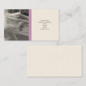 Hochzeitskarten Visitenkarte (Vorne/Hinten)