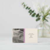 Hochzeitskarten Visitenkarte (Stehend Vorderseite)