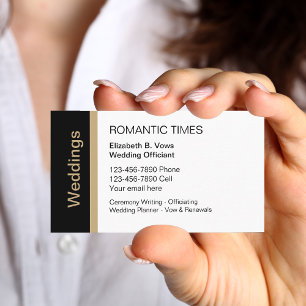 Hochzeitskarten Visitenkarte