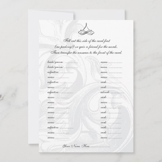 Hochzeitskarten von Libs Einladung (Vorderseite)