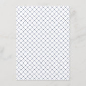 Hochzeitskartenkarte Kraft Begleitkarte (Rückseite)