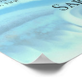 Hochzeitskartentafel Poster (Ecke)