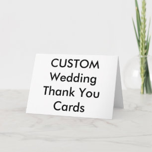 Hochzeitskartentelei 7" x 5" dankeskarte