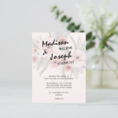 Hochzeitskartons Postkarte (Stehend Vorderseite)