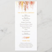 Hochzeitskaskadeln fallen Reben Aquarell Programm (Rückseite)