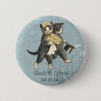 Hochzeitskatzen Button