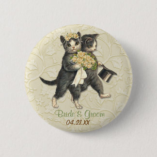 Hochzeitskatzen Button