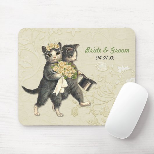 Hochzeitskatzen Mousepad (Mit Mouse)