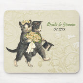 Hochzeitskatzen Mousepad (Vorne)