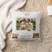 Hochzeitskepake-Fotosammlung Personalisiert Kissen (Decke)