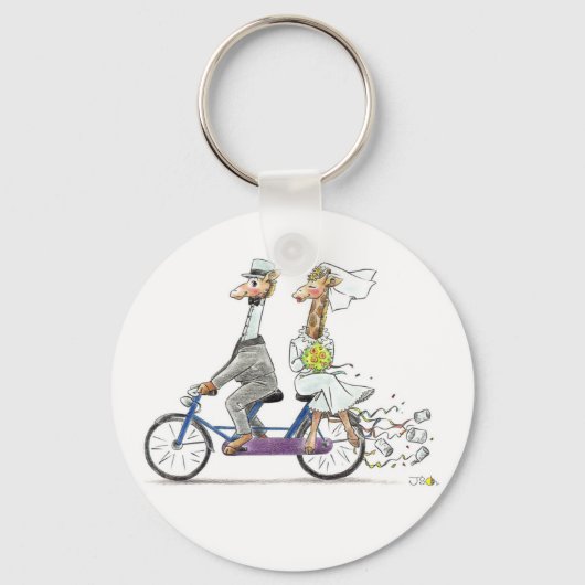 Hochzeitskette Schlüsselanhänger (Vorderseite)