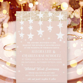 Hochzeitskhalle unter der Rose Einladung