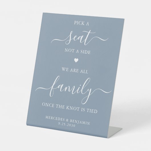 Hochzeitskick als Sitzplatz nicht als Seite nach K Sockelschild (Vorderseite)