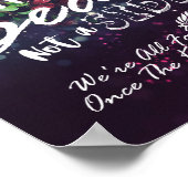 Hochzeitskick als Sitzplatz ohne seitliche Blumenz Poster (Ecke)