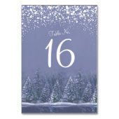 Hochzeitskiefer Tischnummern (Rückseite)