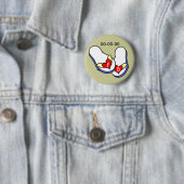 Hochzeitskippen Button (Beispiel)