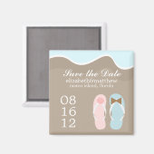 Hochzeitskippen Magnet (Vorderseite/Rückseite)