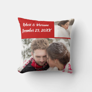 Hochzeitskissen Foto leicht personalisiert Kissen