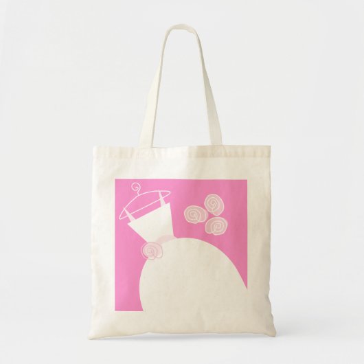 Hochzeitskiste Rosa Tasche (Vorne)