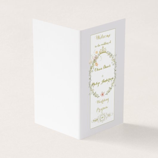 Hochzeitsklassiker Vintager Blumenzauber (Vorderseite)