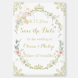 Hochzeitsklassiker Vintager Blumenzauber Magnet