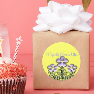 Hochzeitskleber Runder Aufkleber