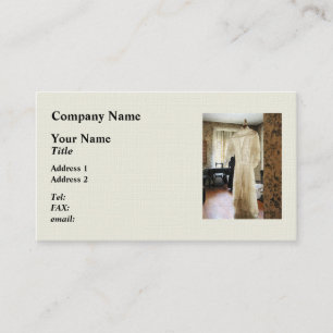 Hochzeitskleid aus dem 19. Jahrhundert Visitenkarte