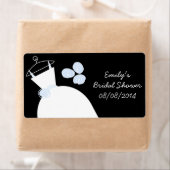 Hochzeitskleid Blau Brautparty schwarz (Insitu)