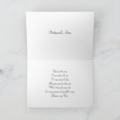 Hochzeitskleid, blumengeschmückt. Wirbel auf aquam Einladung (Innenseite)