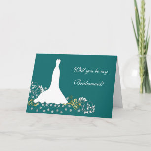 Hochzeitskleid, blumengeschmückt. Wirbel auf aquam Einladung