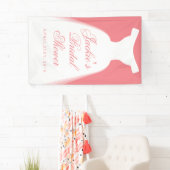 Hochzeitskleid-Brautparty Banner (Insitu)
