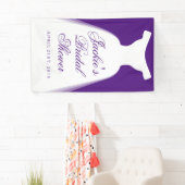 Hochzeitskleid-Brautparty Banner (Insitu)