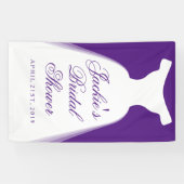 Hochzeitskleid-Brautparty Banner (Horizontal)