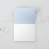 Hochzeitskleid Brautparty Dankeschön Karte (Marine (Innenseite)