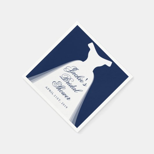 Hochzeitskleid-Brautparty Serviette (Ecke)