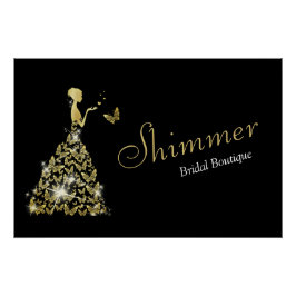 Hochzeitskleid Bridal Boutique Business Poster