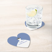 Hochzeitskleid Charm Brautparty Untersetzer (Vor Ort)