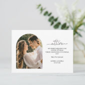 Hochzeitskleid Codes Boho Arch Foto Begleitkarte (Stehend Vorderseite)