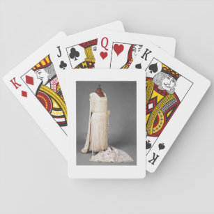 Hochzeitskleid, getragen von Mary, Prinzessin Roya Spielkarten