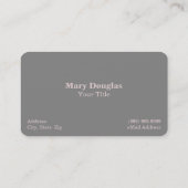 Hochzeitskleid / Gown Bridal Boutique Business Car Visitenkarte (Rückseite)