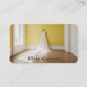 Hochzeitskleid / Gown Bridal Boutique Business Car Visitenkarte (Vorderseite)