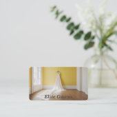 Hochzeitskleid / Gown Bridal Boutique Business Car Visitenkarte (Stehend Vorderseite)