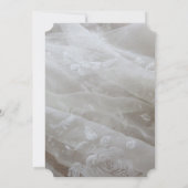 Hochzeitskleid Image Brautparty laden ein Einladung (Rückseite)