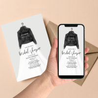 Hochzeitskleid Leder Jacket Brautparty