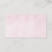 Hochzeitskleid mit Blume - Display-Dusche Begleitkarte (Rückseite)