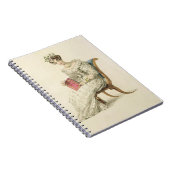 Hochzeitskleid, Modegeck von Ackermanns Repo Notizblock (Rechte Seite)