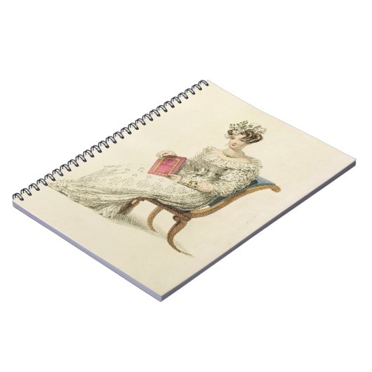 Hochzeitskleid, Modegeck von Ackermanns Repo Notizblock (Linke Seite)