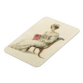 Hochzeitskleid, Modeplatte von Ackermanns Repo Magnet (Linke Seite)