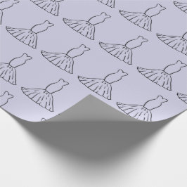 Hochzeitskleid Nahtloses Wrapping Paper für Brides Geschenkpapier