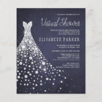 Hochzeitskleid Navy BUDGET Virtual Shower laden